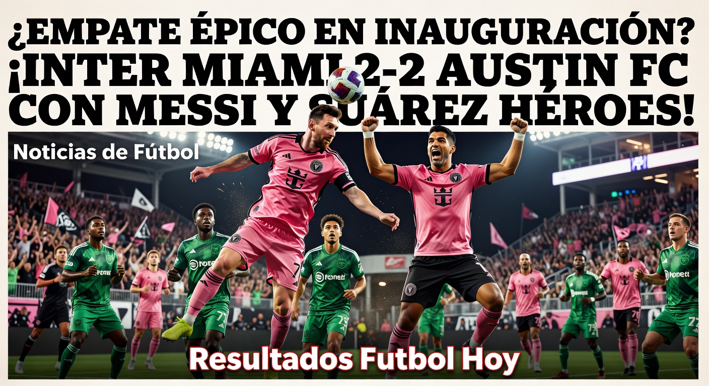 Inter Miami 2-2 Austin FC - Messi scores in new stadium opener (BBC, Apr 5)