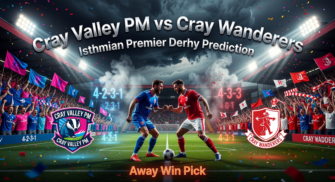 Cray Valley PM vs Cray Wanderers Pronóstico / Prediction