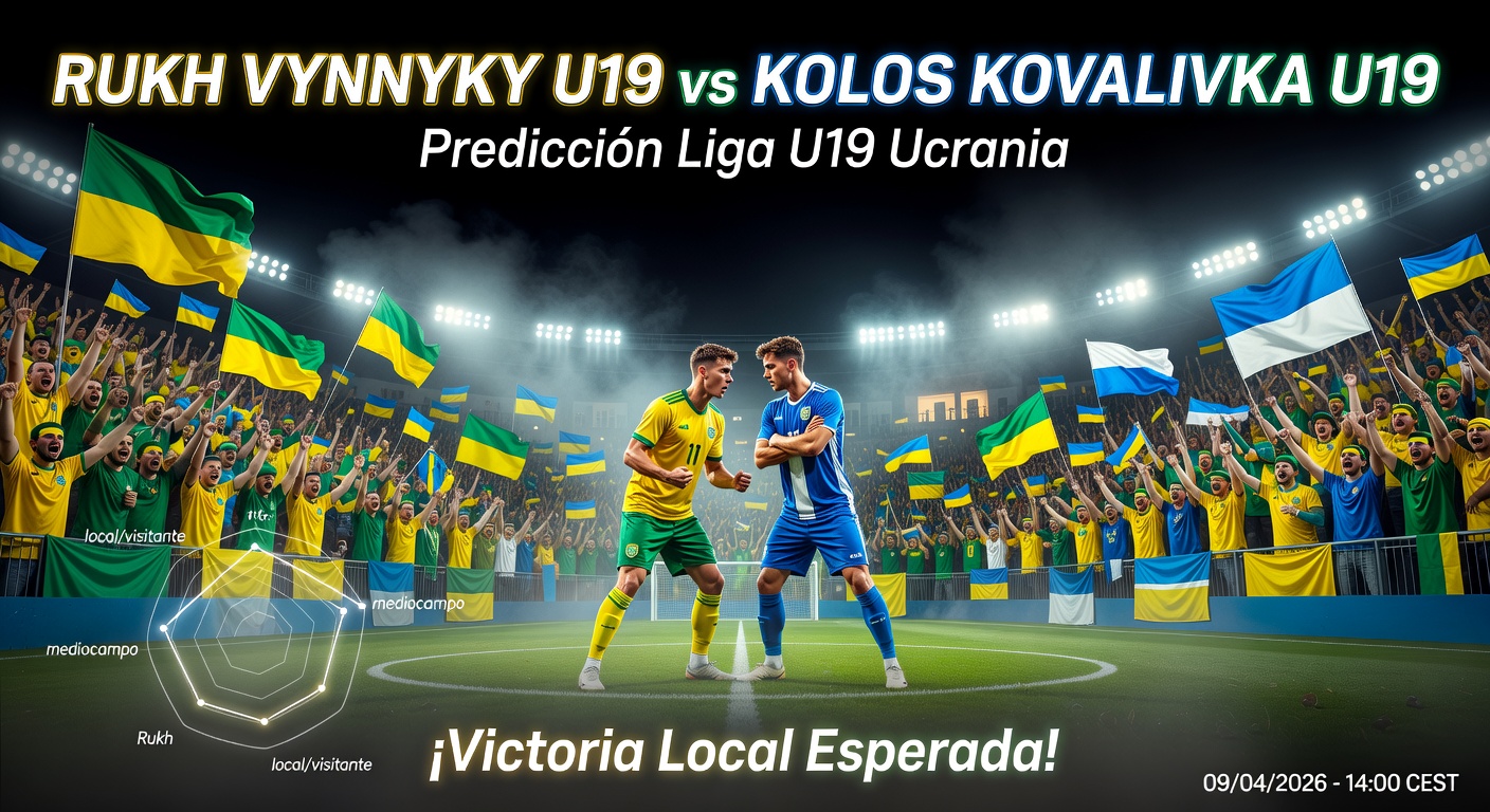 Rukh Vynnyky U19 vs Kolos Kovalivka U19 Pronóstico / Prediction