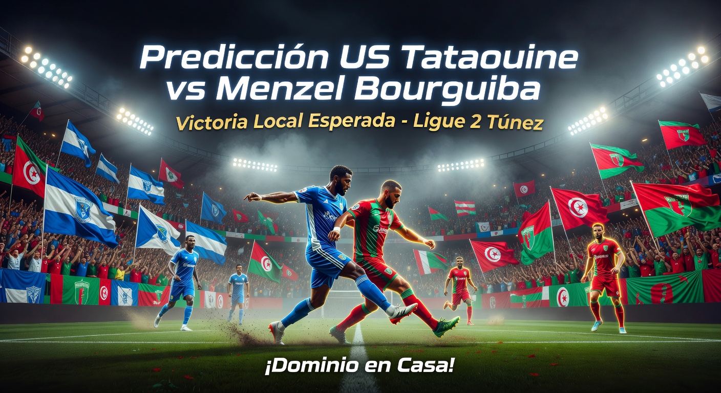 US Tataouine vs Menzel Bourguiba Pronóstico / Prediction