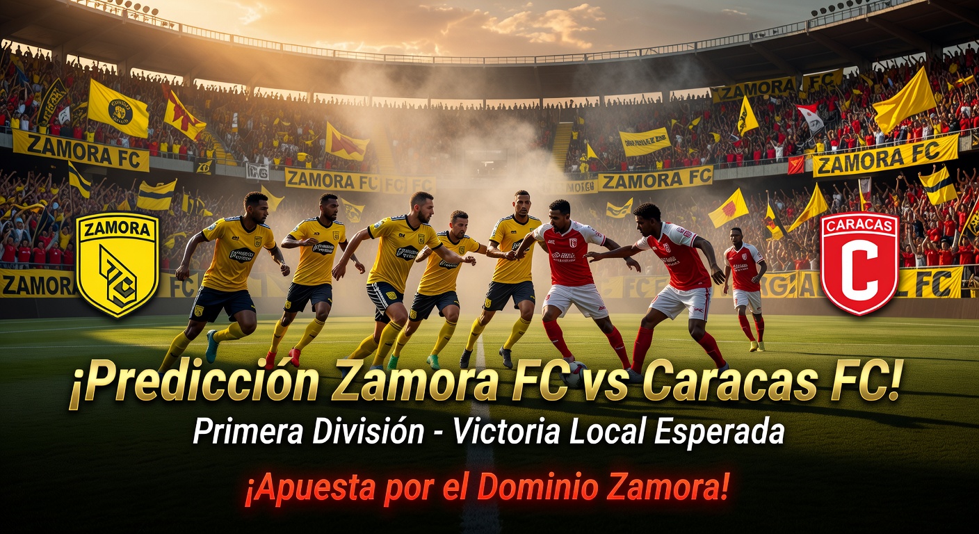 Zamora FC vs Caracas FC Pronóstico / Prediction