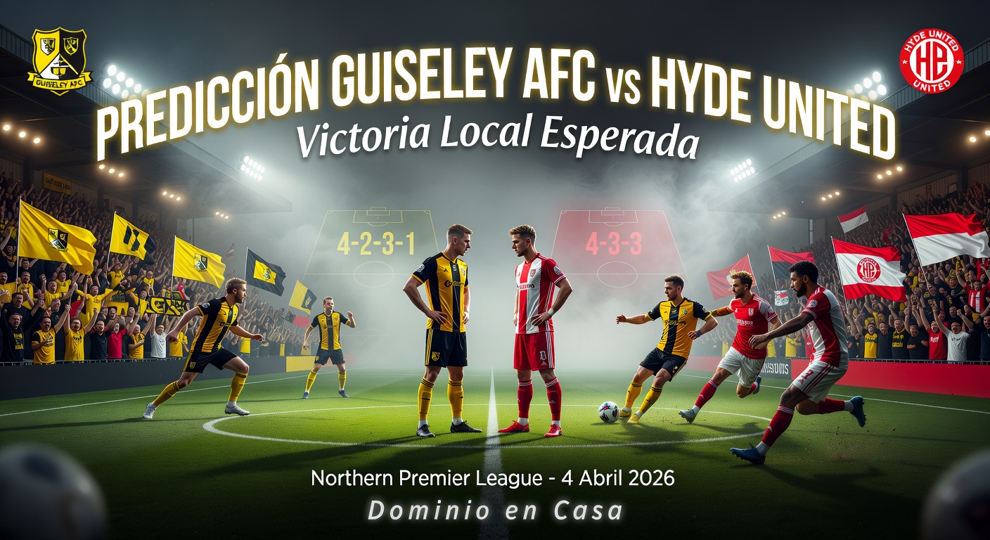 Guiseley AFC vs Hyde United Pronóstico / Prediction