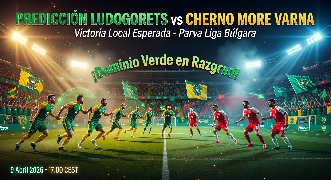 Ludogorets vs Cherno More Varna Pronóstico / Prediction