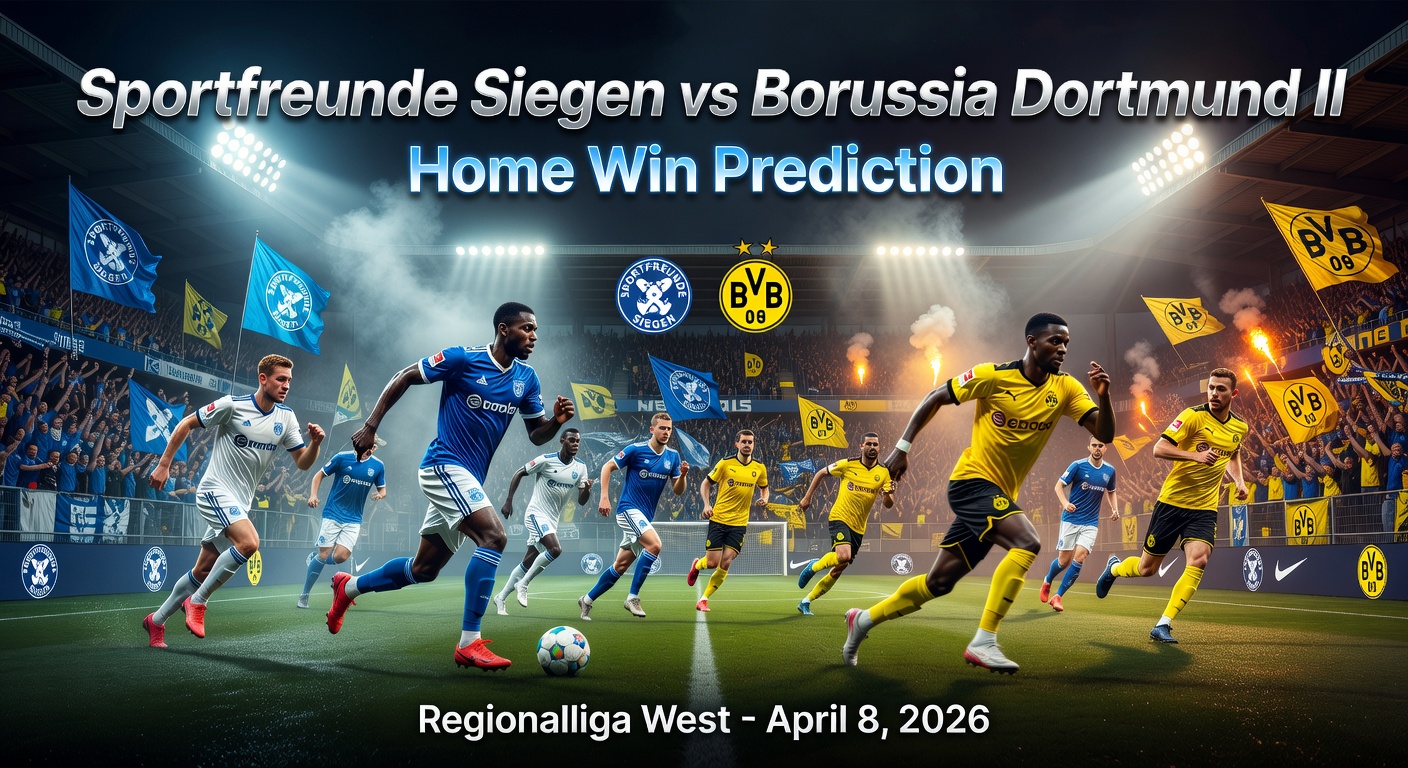 Sportfreunde Siegen vs Borussia Dortmund II Pronóstico / Prediction