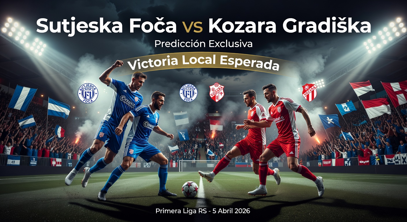 Sutjeska Foča vs Kozara Gradiška Pronóstico / Prediction