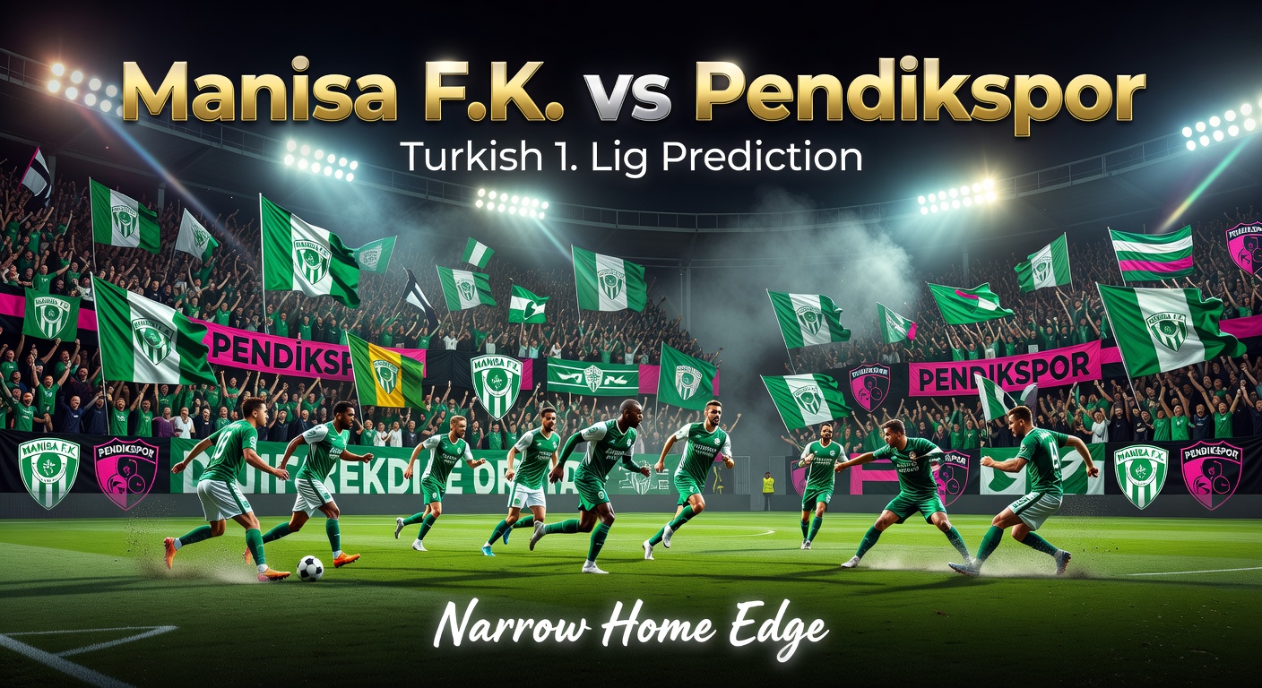 Manisa F.K. vs Pendikspor Pronóstico / Prediction