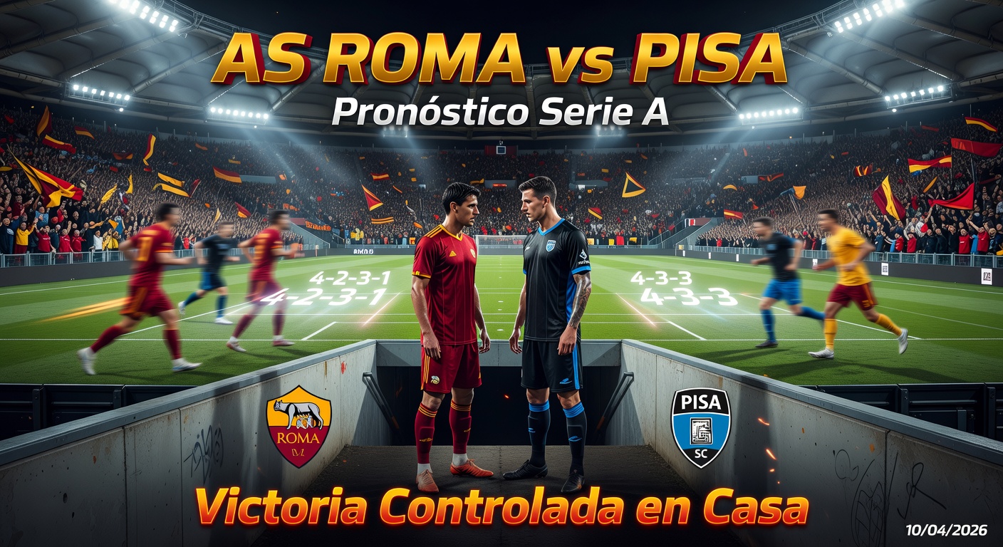 AS Roma vs Pisa Pronóstico / Prediction