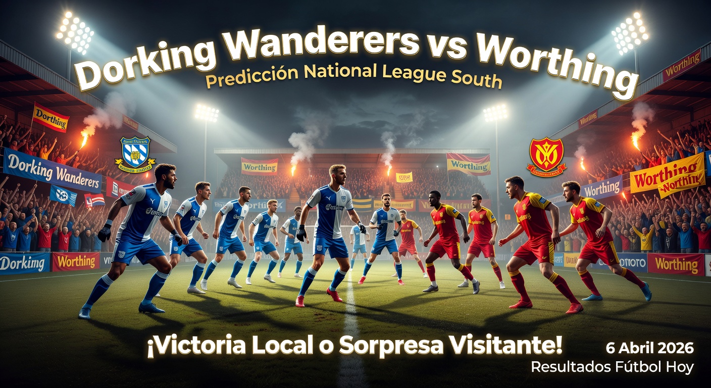 Dorking Wanderers vs Worthing Pronóstico / Prediction