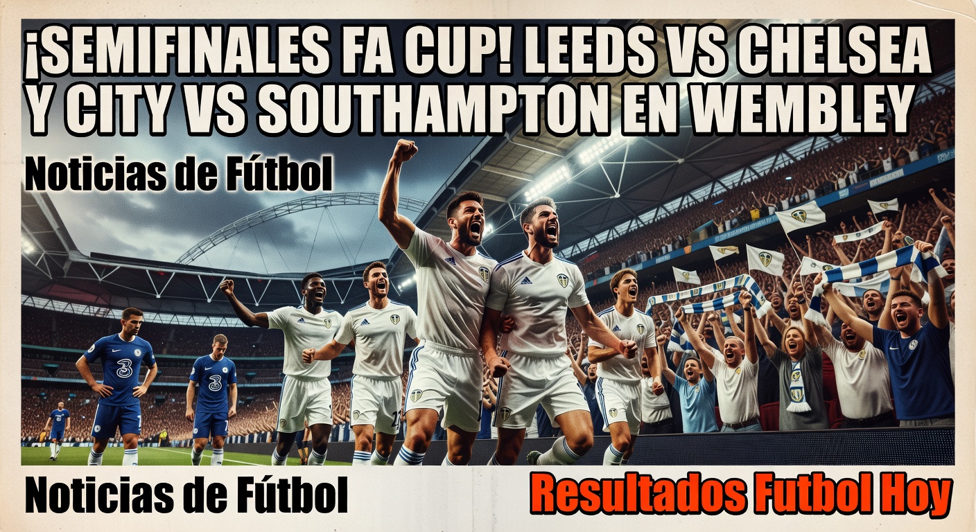 FA Cup semi-final draw: Leeds vs Chelsea, Man City vs Southampton (BBC Sport)