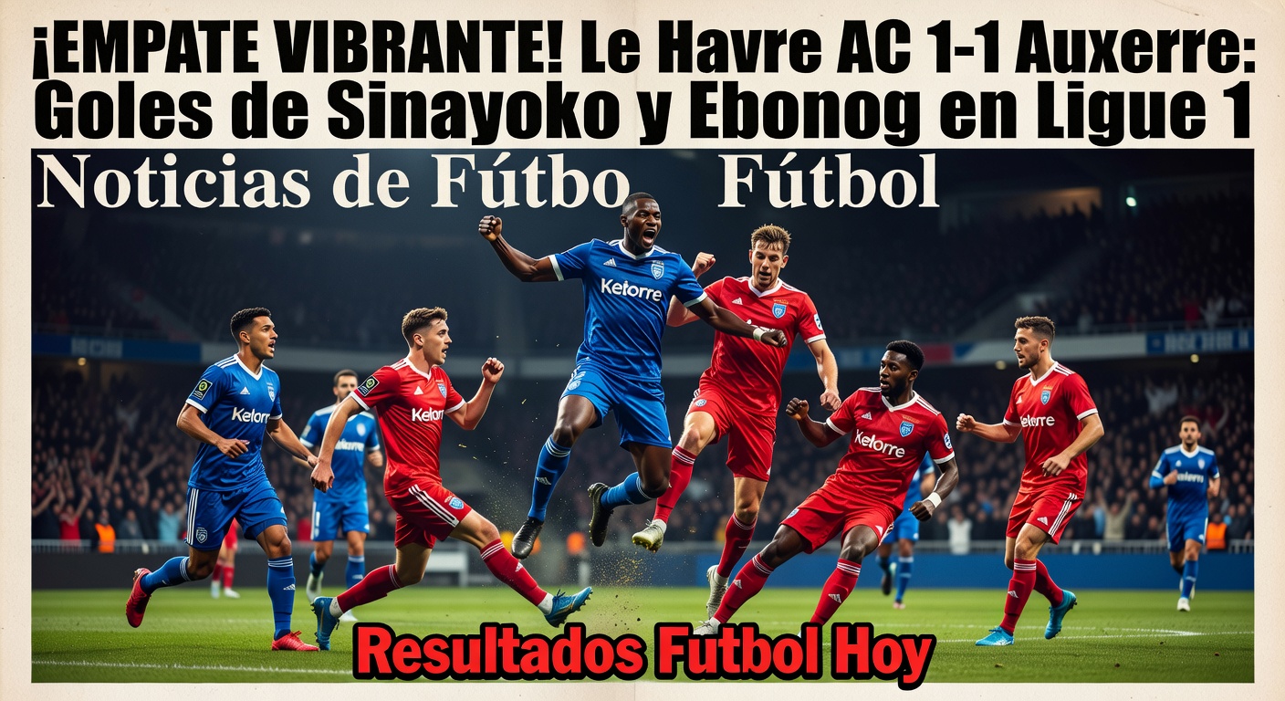 AJ Auxerre draw 1-1 with Le Havre in Ligue 1