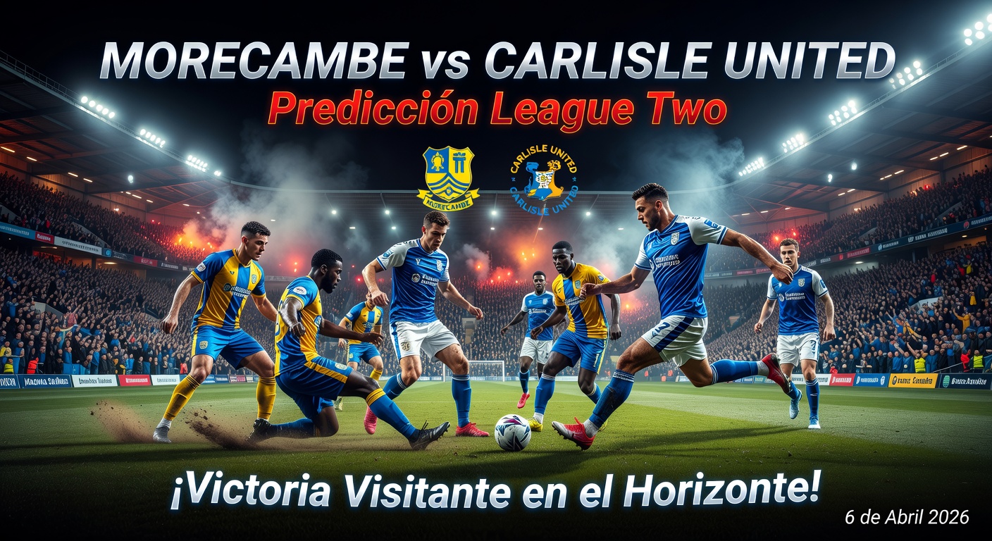 Morecambe vs Carlisle Pronóstico / Prediction