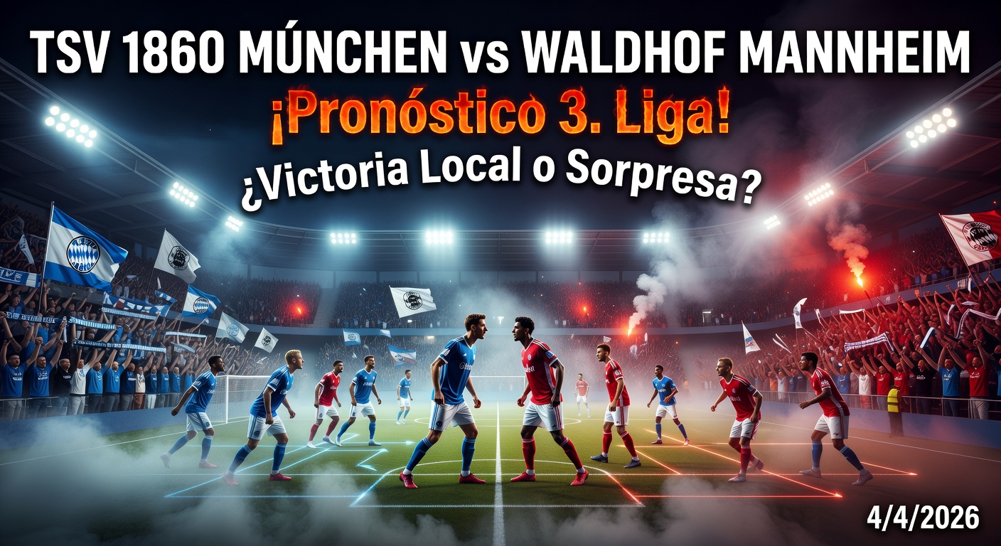 TSV 1860 München vs Waldhof Mannheim Pronóstico / Prediction