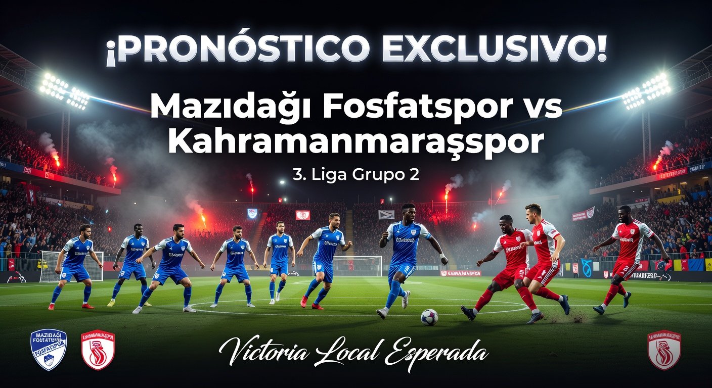 Mazıdağı Fosfatspor vs Kahramanmaraşspor Pronóstico / Prediction