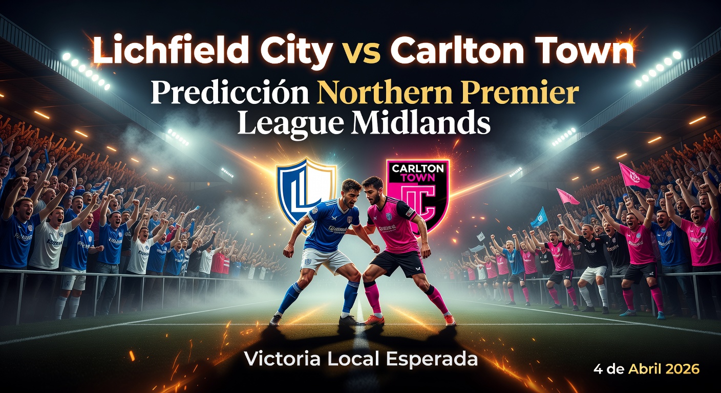 Lichfield City vs Carlton Town Pronóstico / Prediction