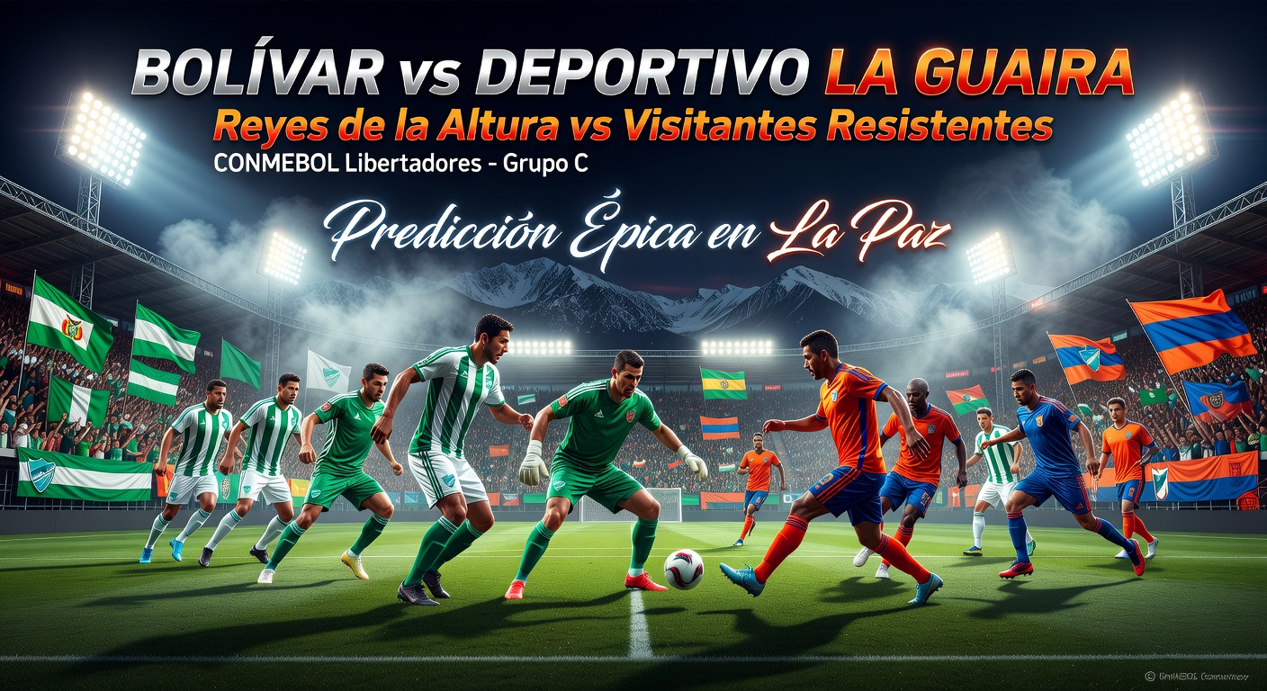Bolívar vs Deportivo La Guaira Pronóstico / Prediction