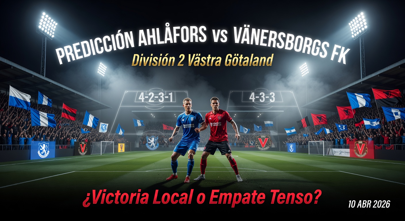 Ahlafors vs Vänersborgs FK Pronóstico / Prediction
