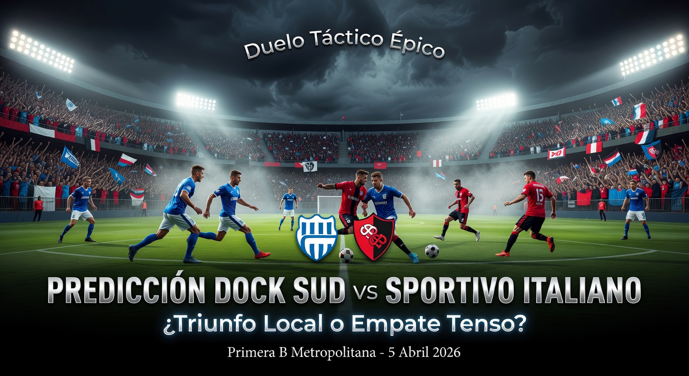 Dock Sud vs Sportivo Italiano Pronóstico / Prediction