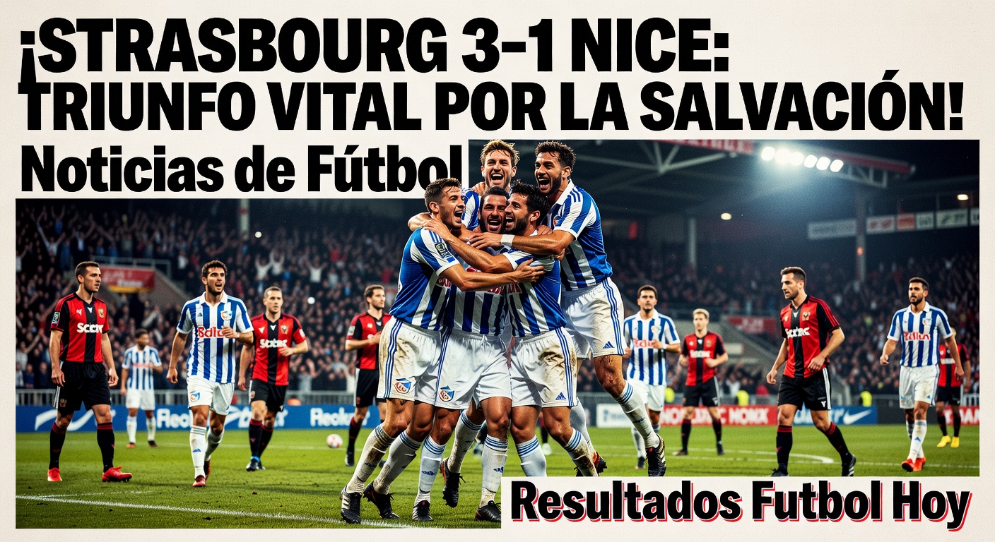 Strasbourg 3-1 Nice (Ligue 1)