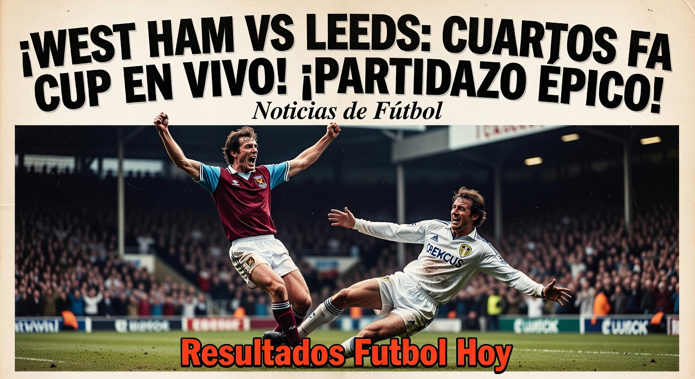 FA Cup QF: West Ham vs Leeds United ongoing (BBC Sport)