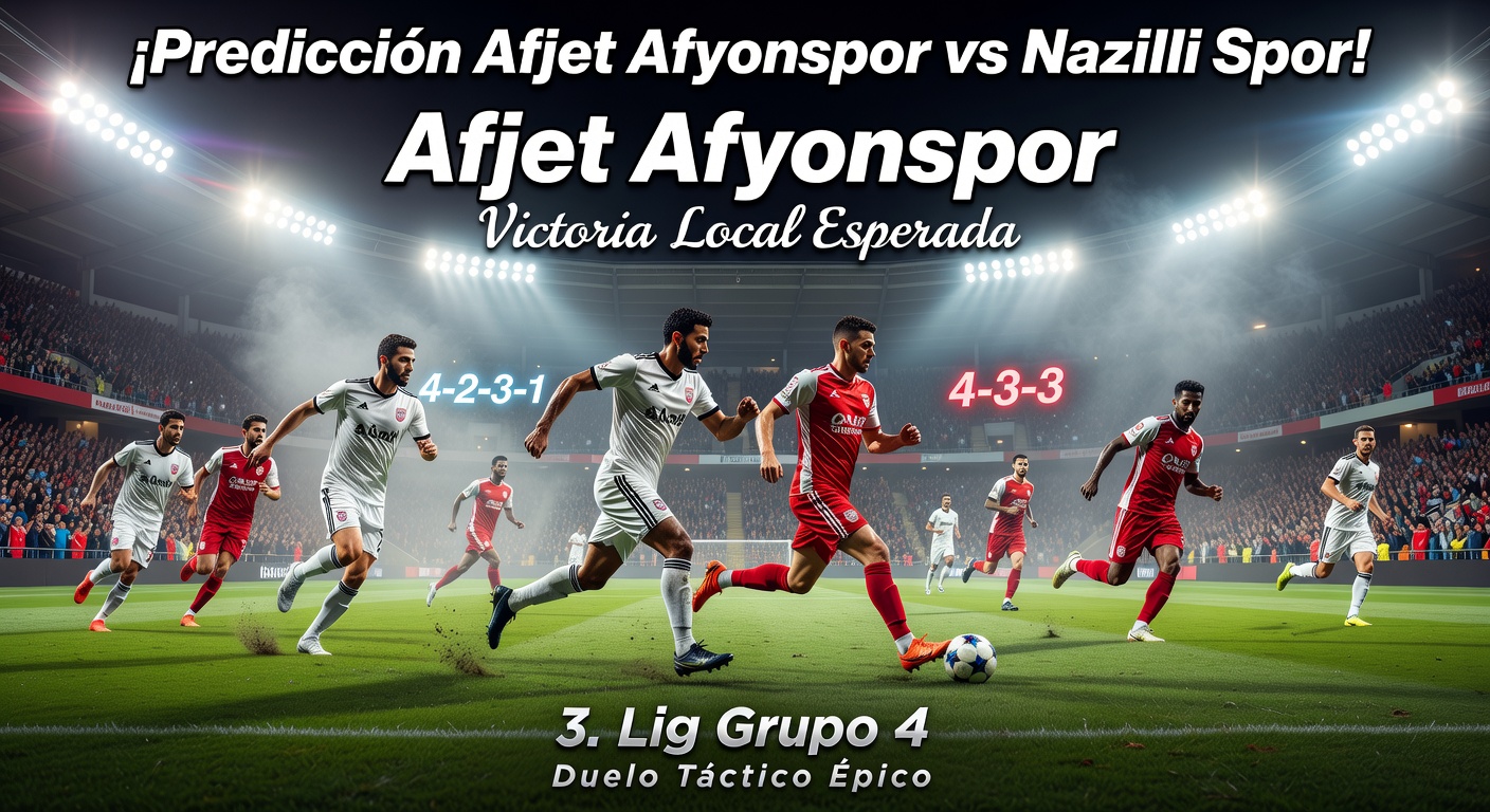Afjet Afyonspor vs Nazilli Spor Pronóstico / Prediction