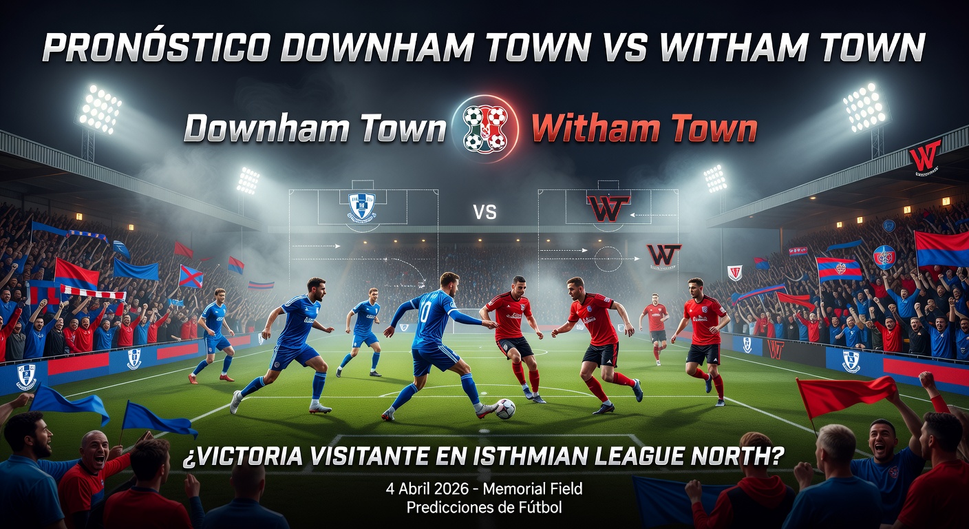 Downham Town vs Witham Town Pronóstico / Prediction
