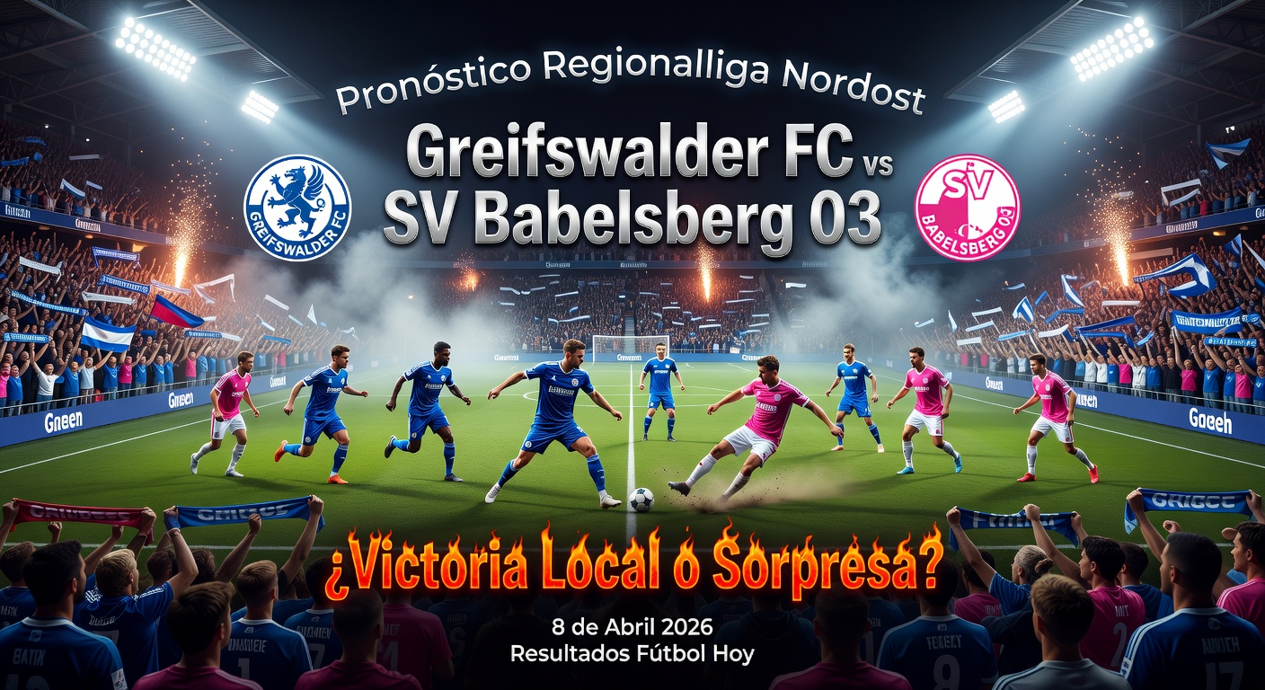 Greifswalder FC vs SV Babelsberg 03 Pronóstico / Prediction