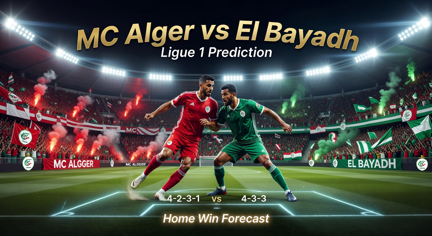 MC Alger vs El Bayadh Pronóstico / Prediction