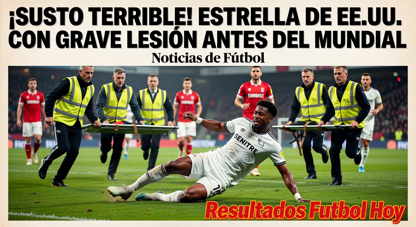 USA soccer star Patrick Agyemang suffers injury scare, stretchered off (Daily Mail, 00:04 GMT)