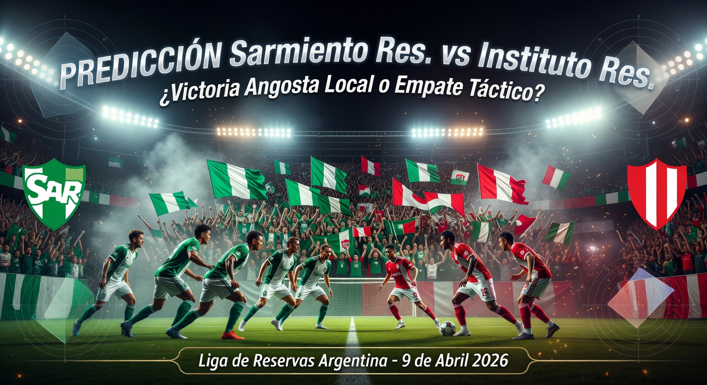 Sarmiento Res. vs Instituto Res. Pronóstico / Prediction