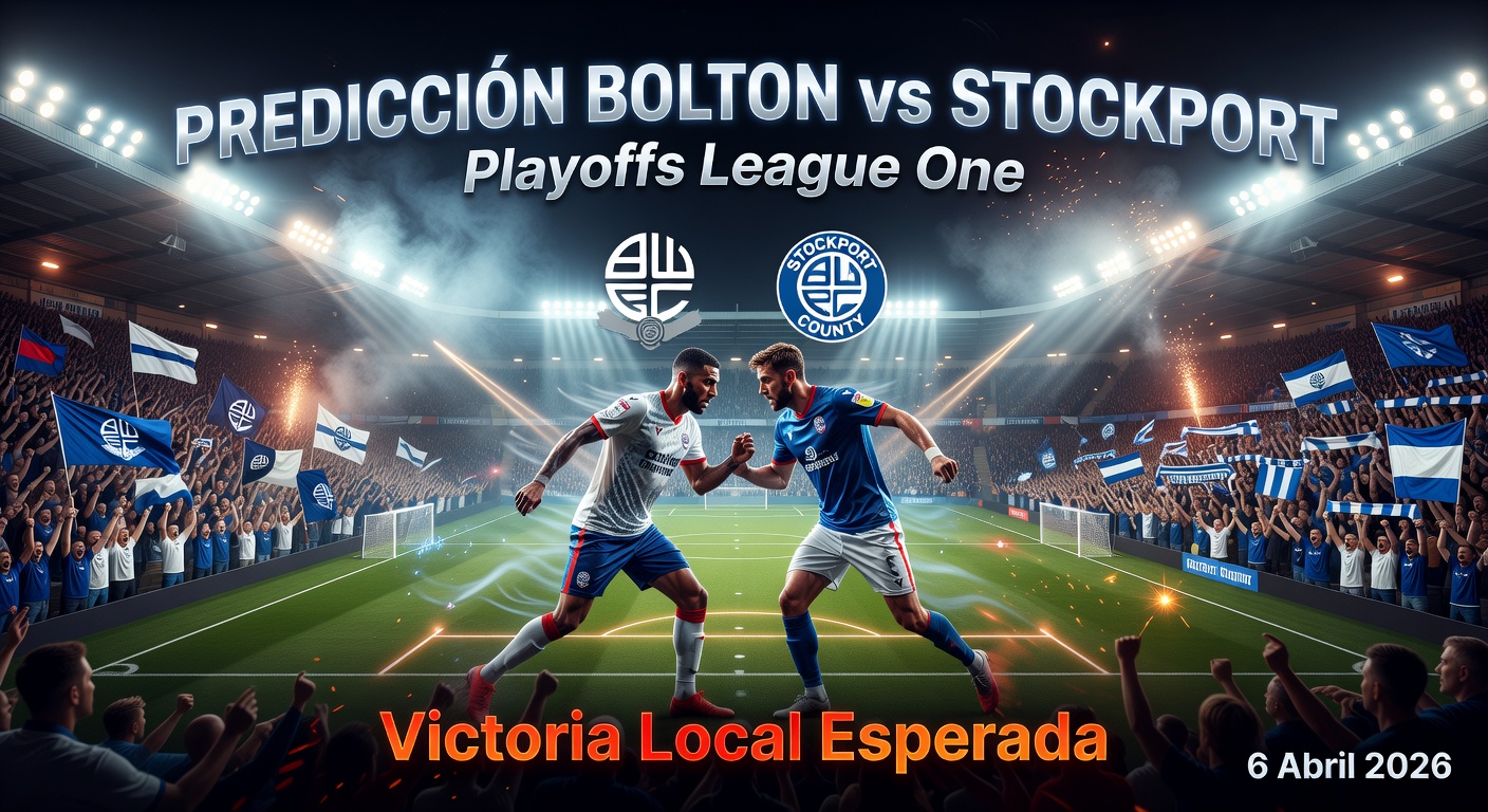 Bolton vs Stockport County Pronóstico / Prediction
