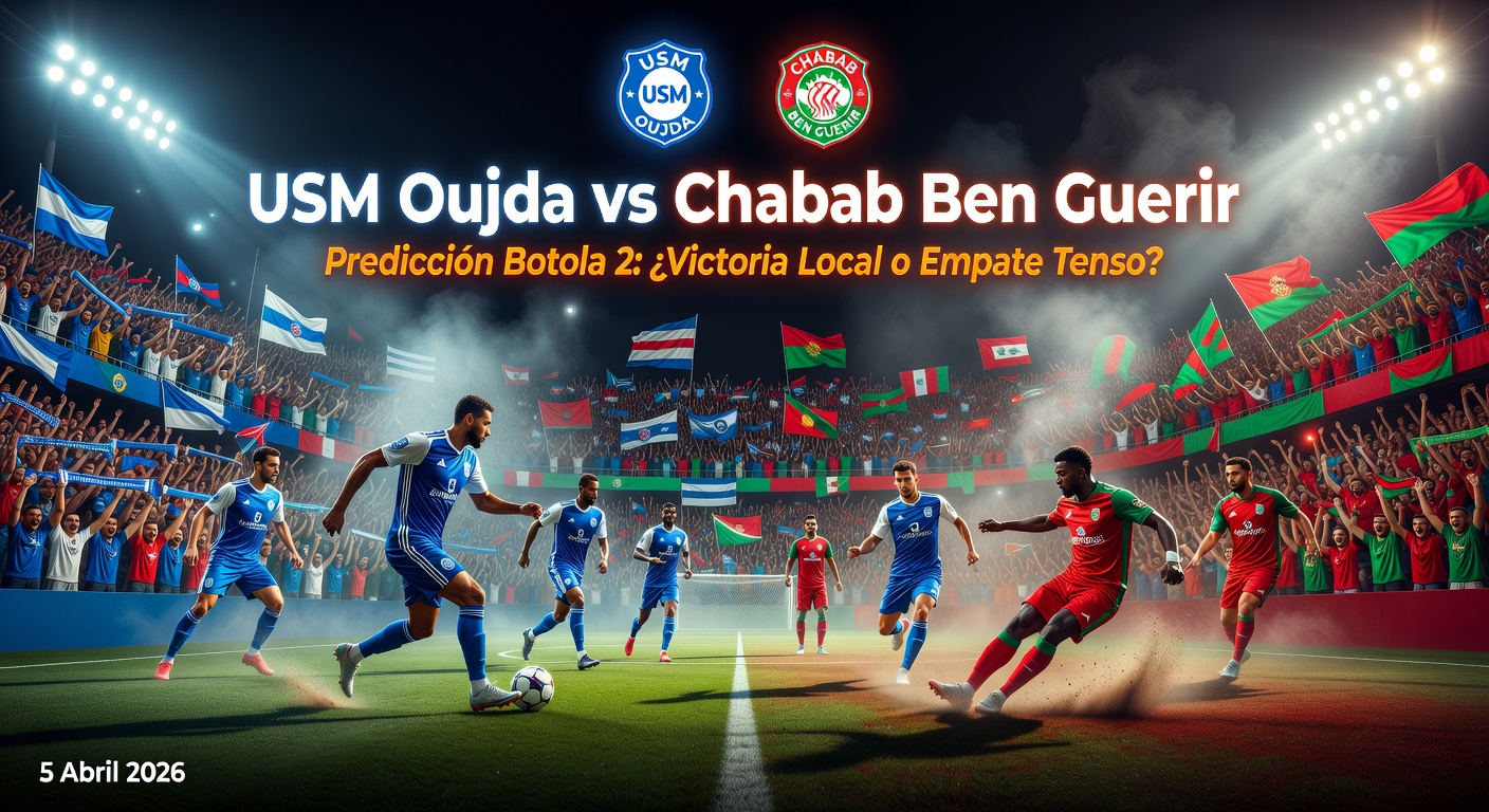 USM Oujda vs Chabab Ben Guerir Pronóstico / Prediction