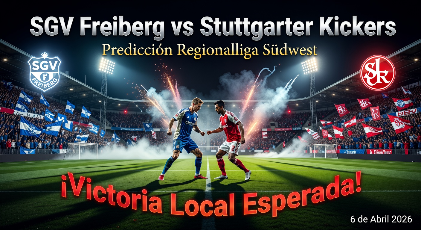 SGV Freiberg vs Stuttgarter Kickers Pronóstico / Prediction