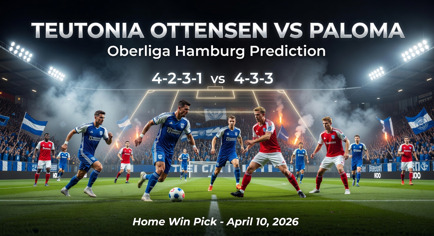 Teutonia Ottensen vs Paloma Pronóstico / Prediction