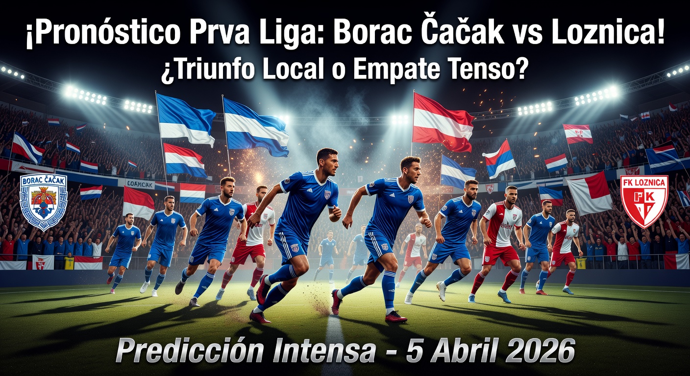 Borac Cacak vs Loznica Pronóstico / Prediction