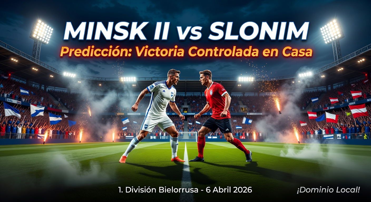 Minsk II vs Slonim Pronóstico / Prediction