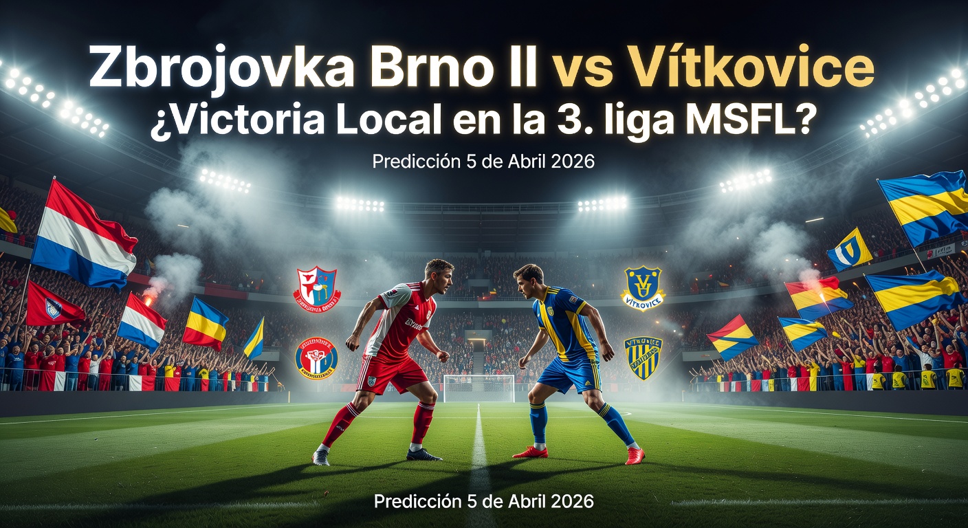 Zbrojovka Brno II vs Vítkovice Pronóstico / Prediction