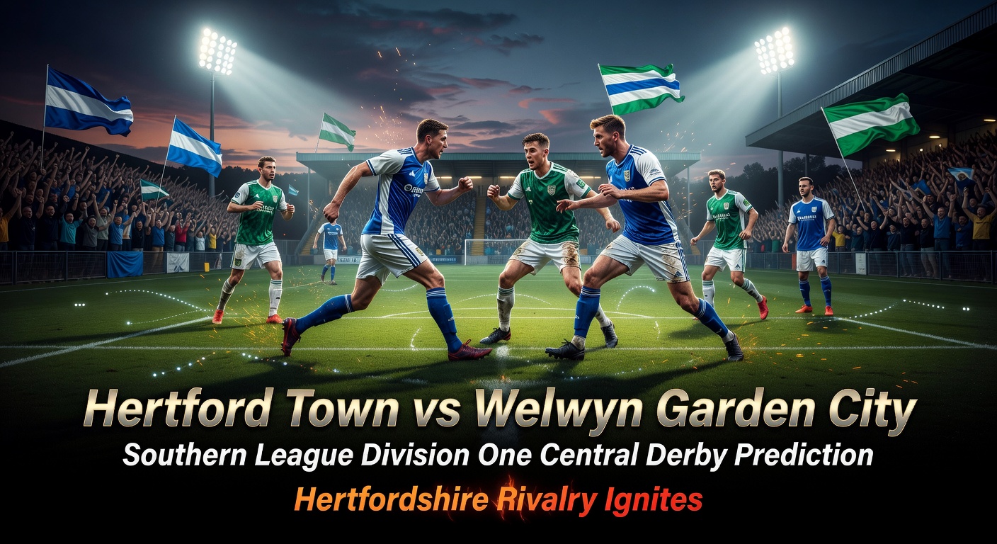 Hertford Town vs Welwyn Garden City Pronóstico / Prediction