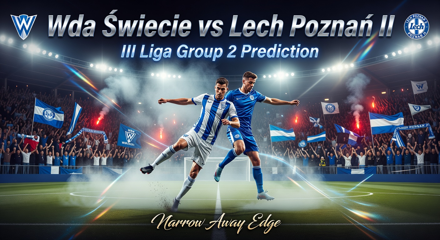 Wda Świecie vs Lech Poznań II Pronóstico / Prediction