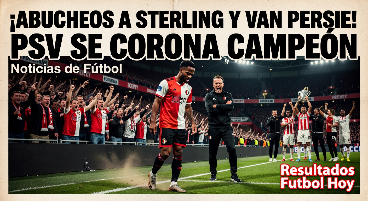 PSV Eindhoven Clinch Eredivisie Title Amid Boos for Sterling and Van Persie