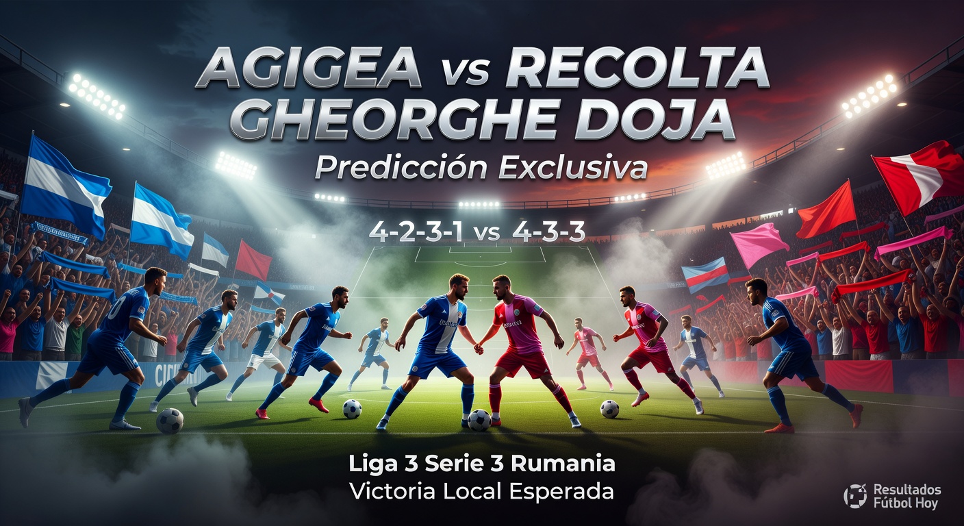Agigea vs Recolta Gheorghe Doja Pronóstico / Prediction