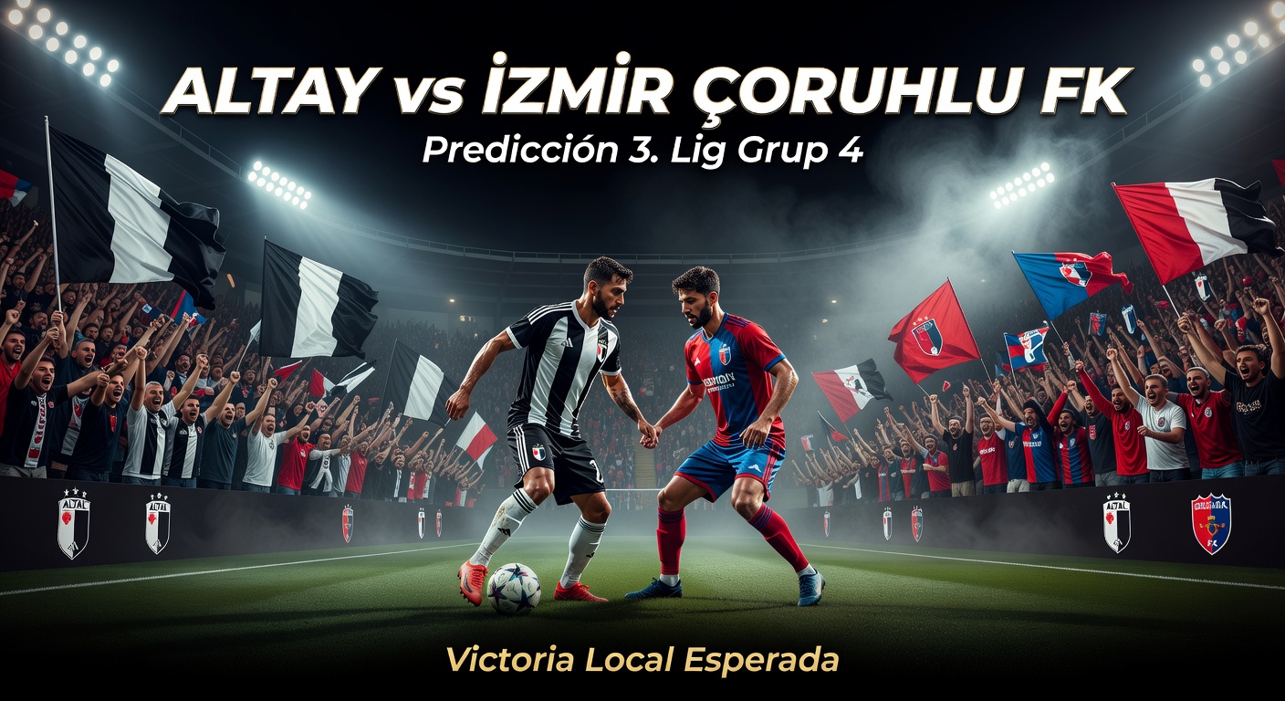 Altay vs İzmir Çoruhlu FK Pronóstico / Prediction