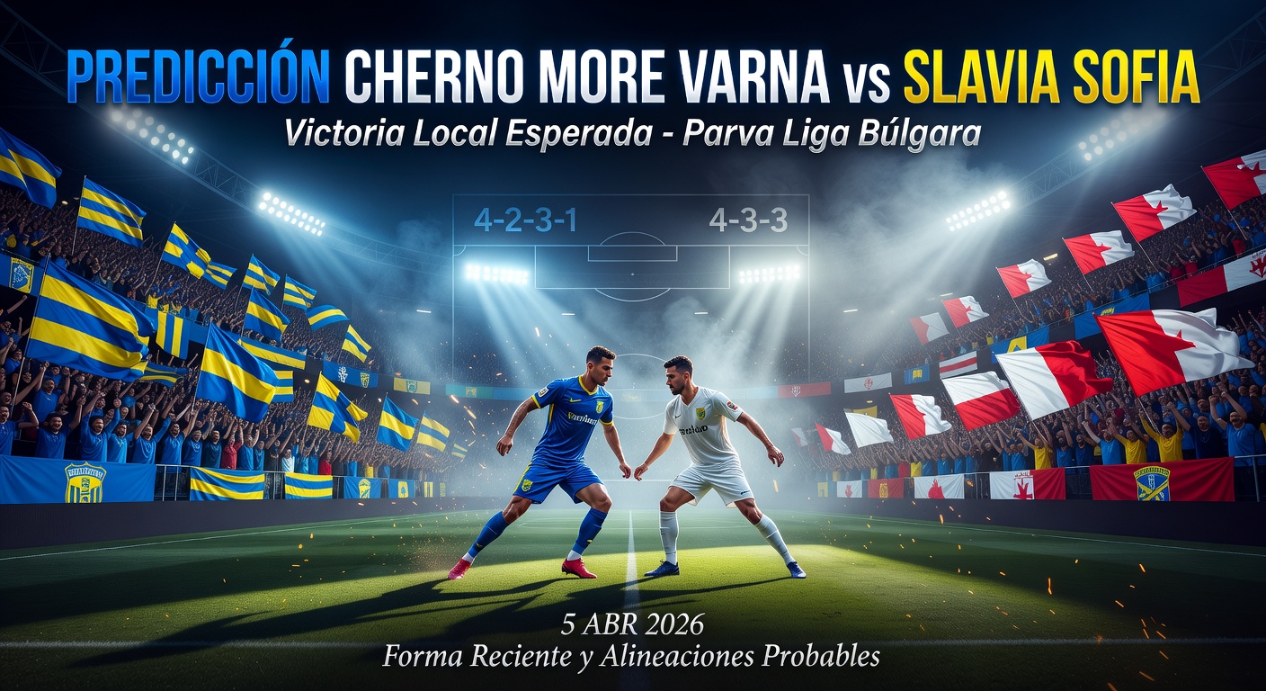 Cherno More Varna vs Slavia Sofia Pronóstico / Prediction