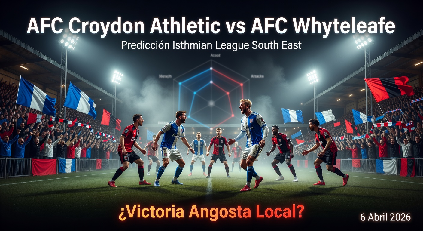 AFC Croydon Athletic vs AFC Whyteleafe Pronóstico / Prediction