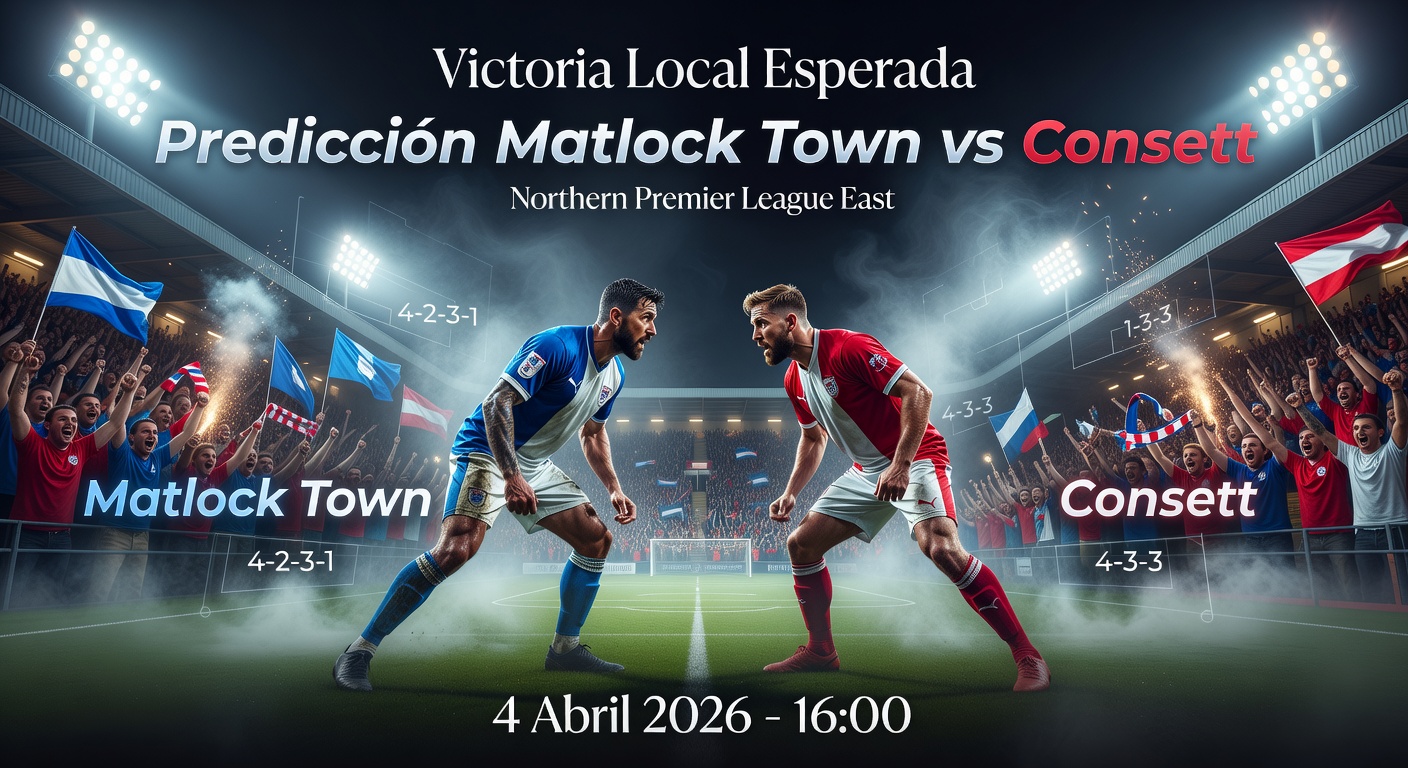 Matlock Town vs Consett Pronóstico / Prediction