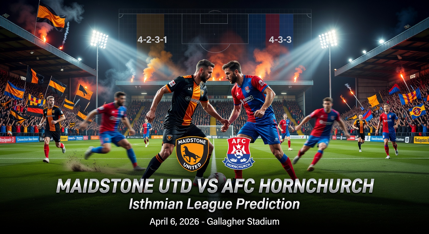 Maidstone Utd vs AFC Hornchurch Pronóstico / Prediction