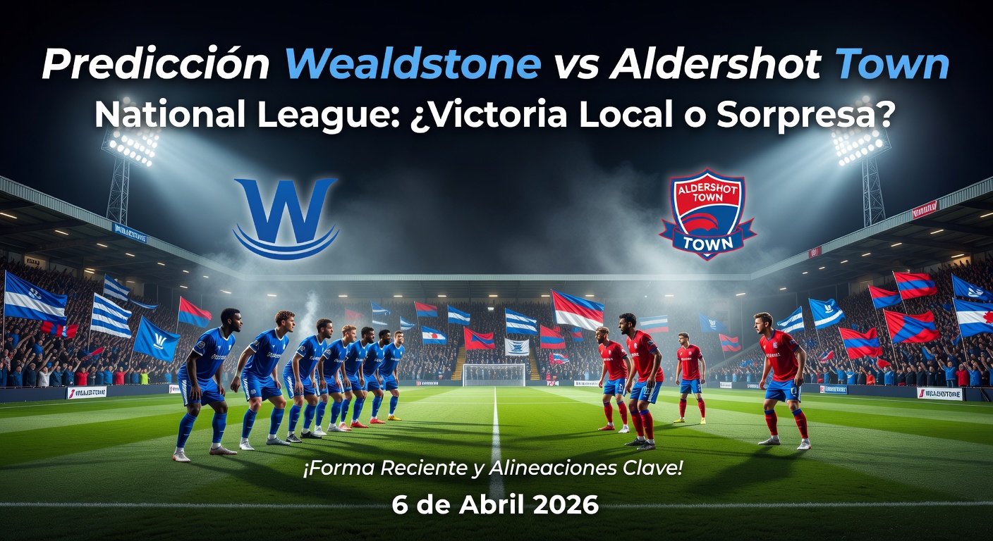 Wealdstone vs Aldershot Town Pronóstico / Prediction