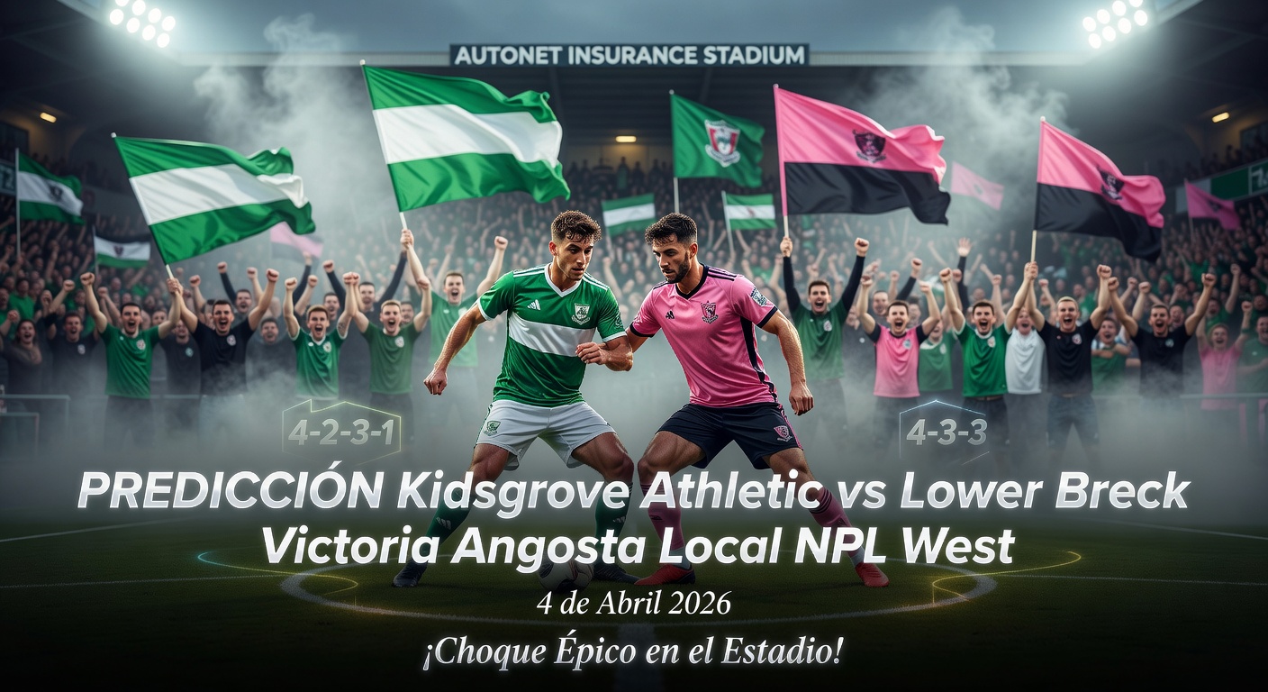 Kidsgrove Athletic vs Lower Breck Pronóstico / Prediction