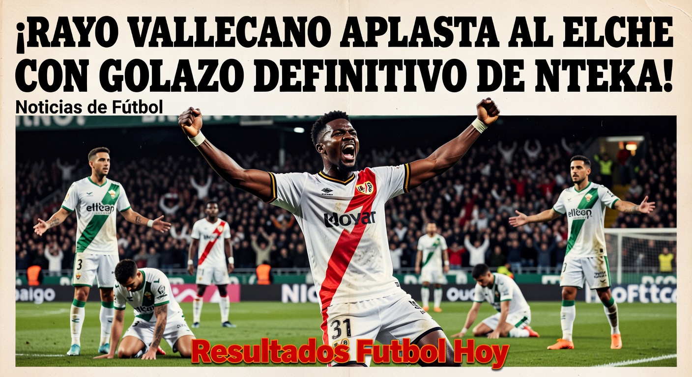 Rayo Vallecano 1-0 victory in La Liga Round 30