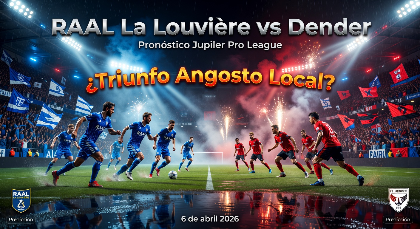 RAAL La Louvière vs Dender Pronóstico / Prediction