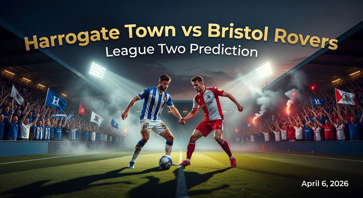 Harrogate Town vs Bristol Rovers Pronóstico / Prediction